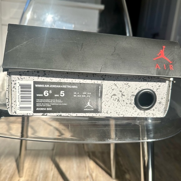 All red Retro Jordan 4s NRG🔥 - Picture 9 of 9